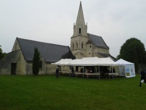Terrasse église de Parnay : espace restauration
